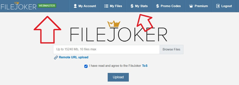 How to Create a FileJoker Webmaster & Affiliate Account